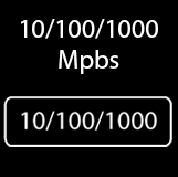 10/100/1000 Mbps